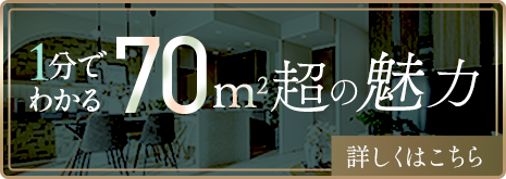 1分でわかる70㎡超の魅力